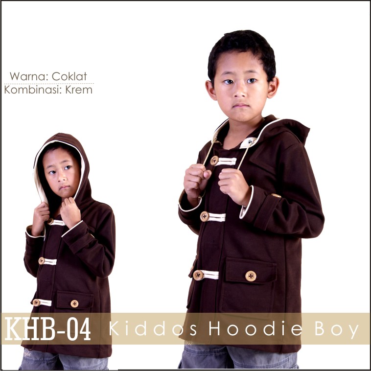 Jaket Anak Laki / Pria Korea Muslimah Hoodie Blazer Ribbon Terbaru Terlaris Korean KHB-04