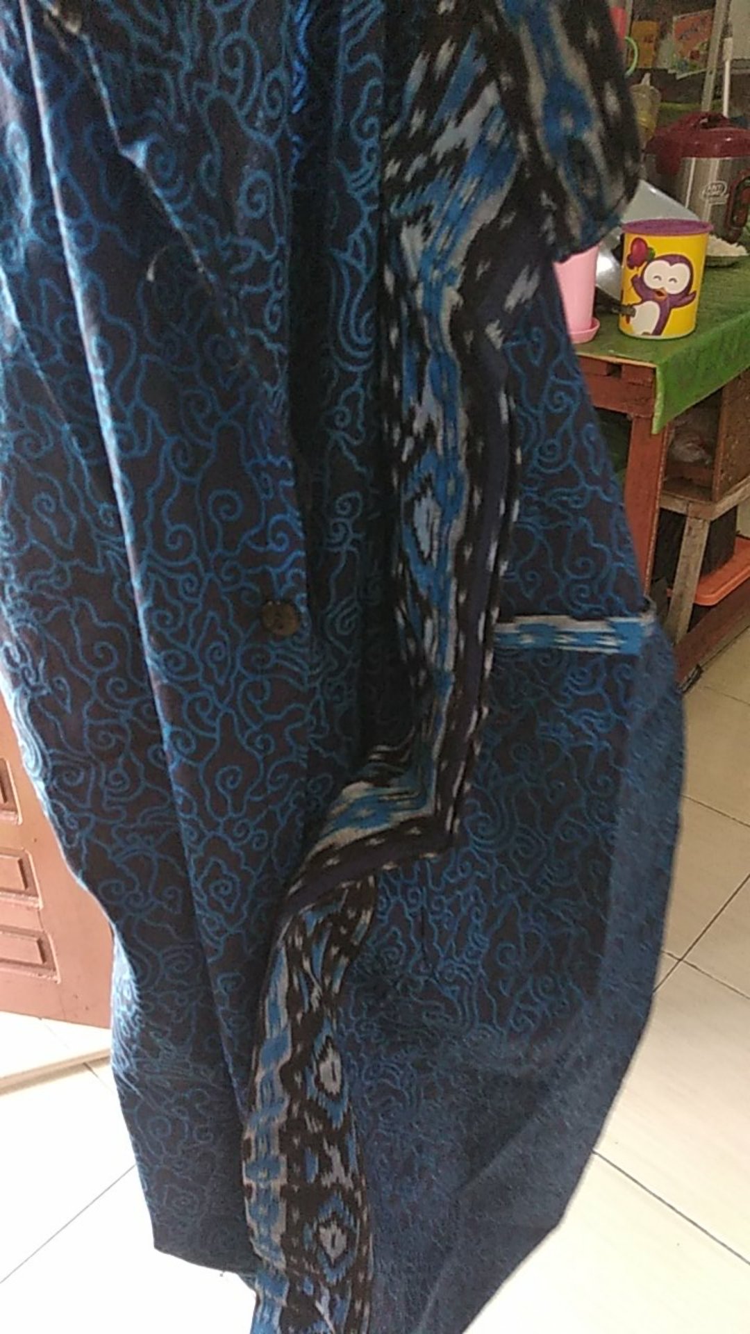Kemeja Batik Pria Lengan Pendek Size M L Xl Xxl  Bswart Batik Hrb026 Kenongo Hem Pendek Mega Mendong