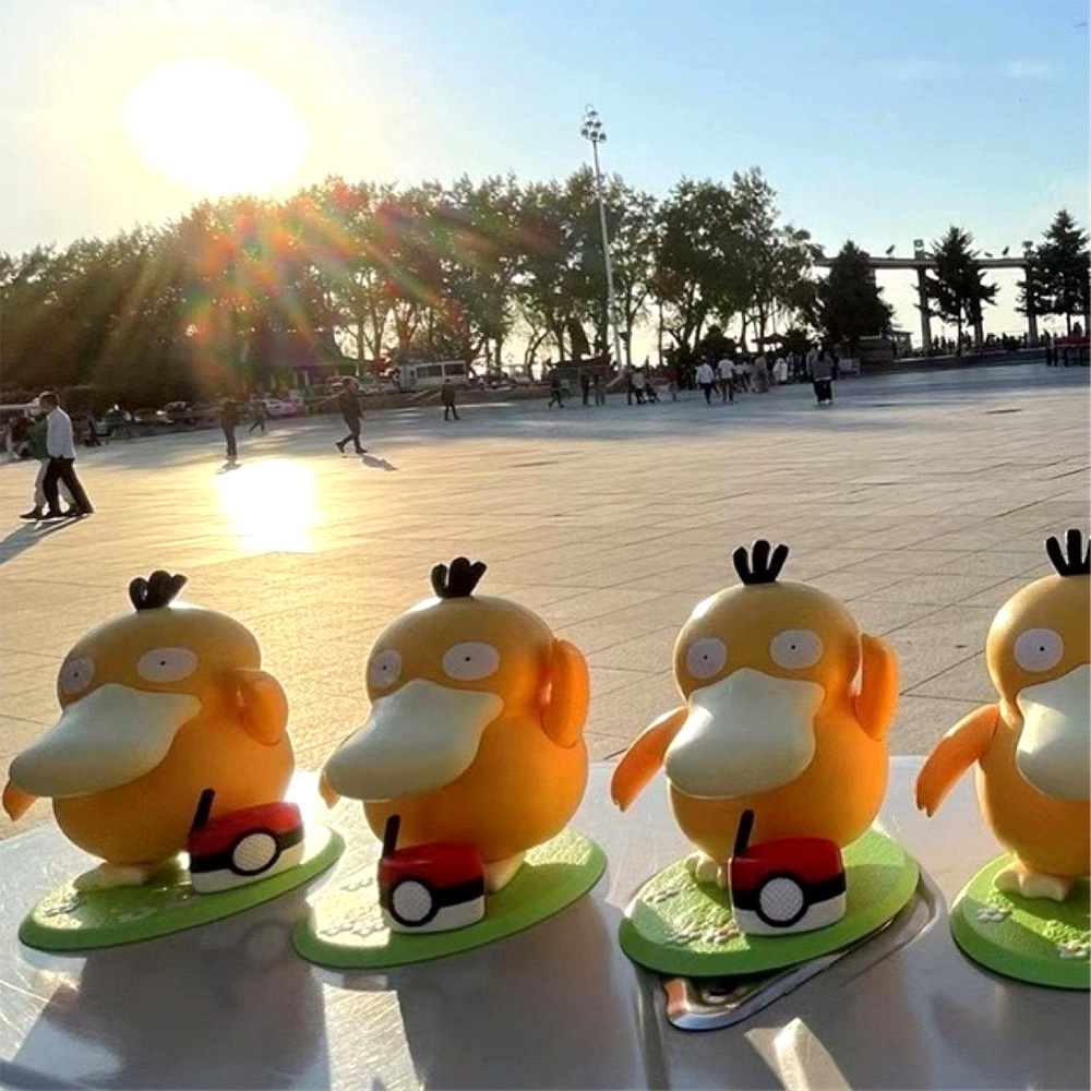 Kotak Musik Action Figure Pokemon Dancing Psyduck KFC Ukuran 2022 Untuk Hadiah