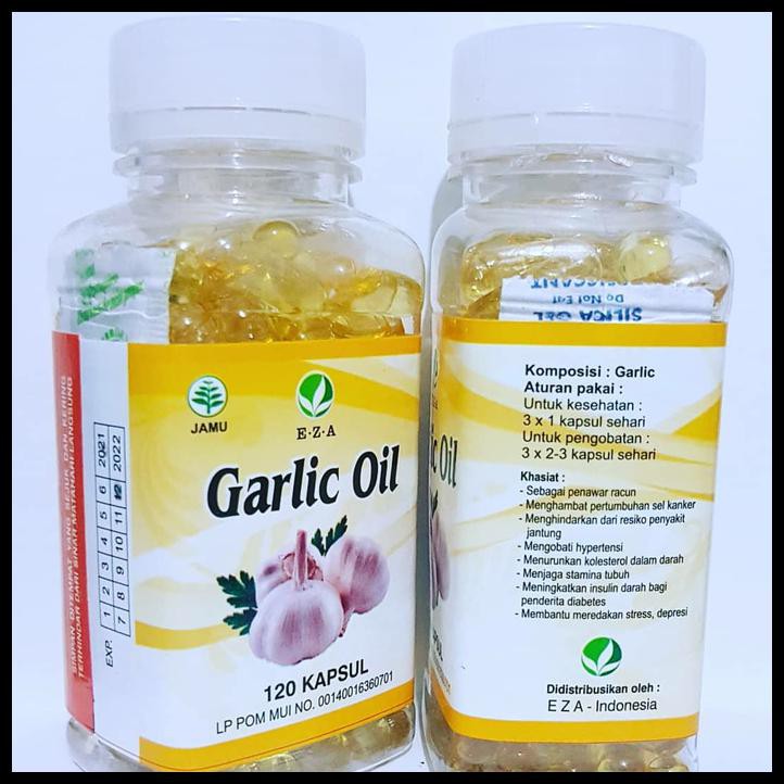GARLIC OIL EZA 120 KAPSUL MINYAK BAWANG PUTIH
