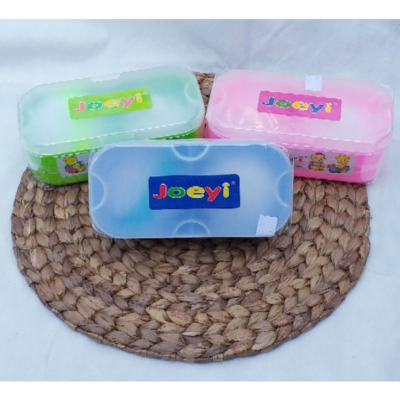 JOEYI Tempat Bedak Bayi Double 2 Puff || Kotak Bedak Bayi