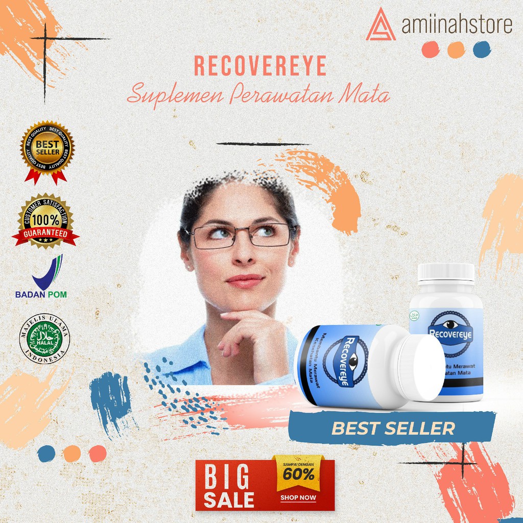 RECOVEREYE–Mengobati Mata Bermasalah vitamin mata minus / vitamin mata silinder / vitamin mata buram