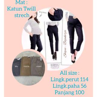 Celana Hamil Kerja Katun Twill Model Pensil Shopee Celana Hamil Kerja Katun Twill Model Pensil Shopee