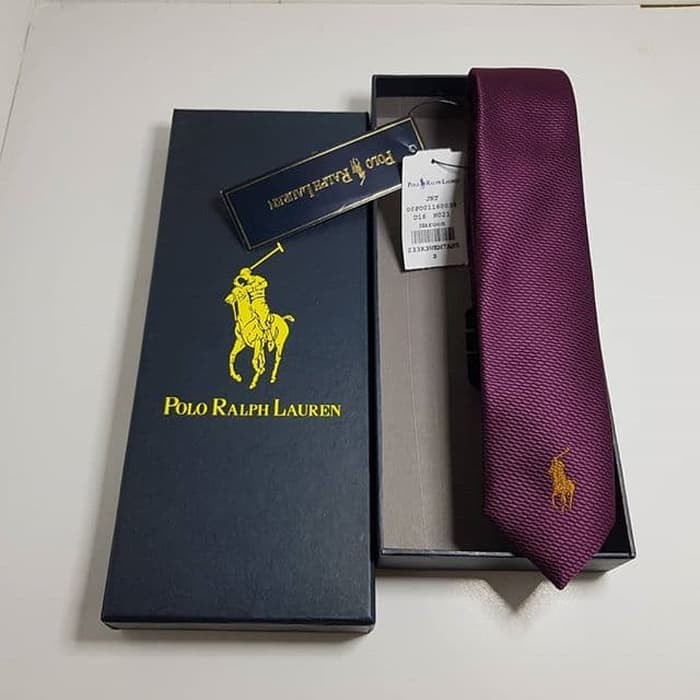 Dasi Maroon Polo Ralph Lauren Original