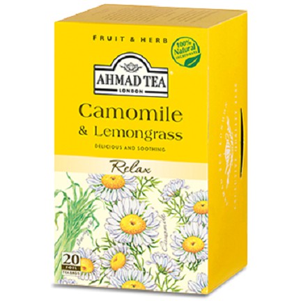 AHMAD TEA LONDON - Chamomile Camomile and Lemongrass - Teh Import