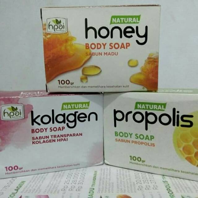 SABUN NATURAL  (HONEY, KOLAGEN, PROPOLIS)