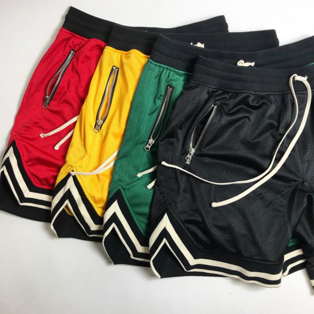 Celana Pendek Pria Model Hip Hop Bahan Mesh Quick Dry Celana Pendek Pria Model Hip Hop Bahan Mesh Quick Dry