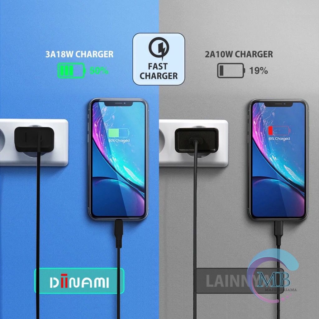 G20 DIINAMI 3A 18W Qualcomm QC3.0 Fast Charger Quick Charger Adaptor Ori GARANSI 1BULAN MB2557