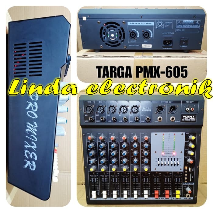 POWER MIXER TARGA PMX 605 6channel pmx605 ORYGINAL