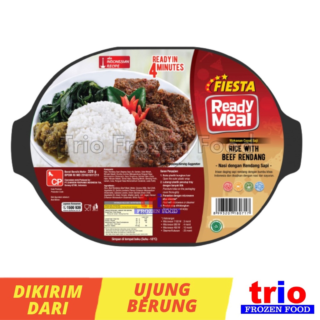 

Fiesta Ready Meal Beef Rendang With Rice 300gr