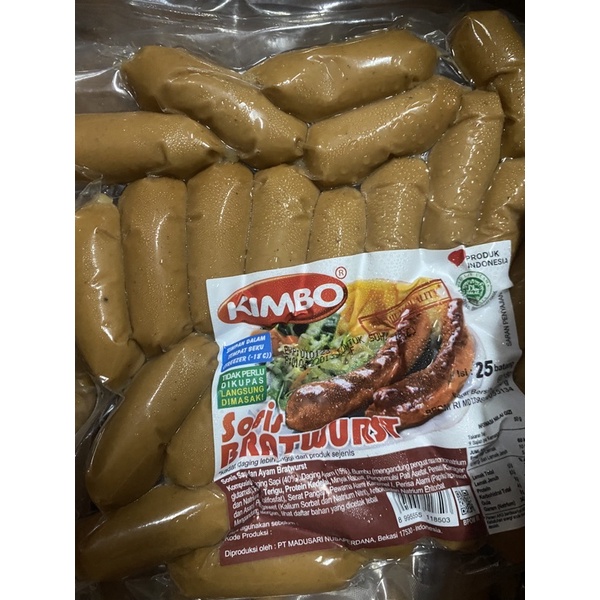 

Kimbo Sosis Sapi Coktail 450gr