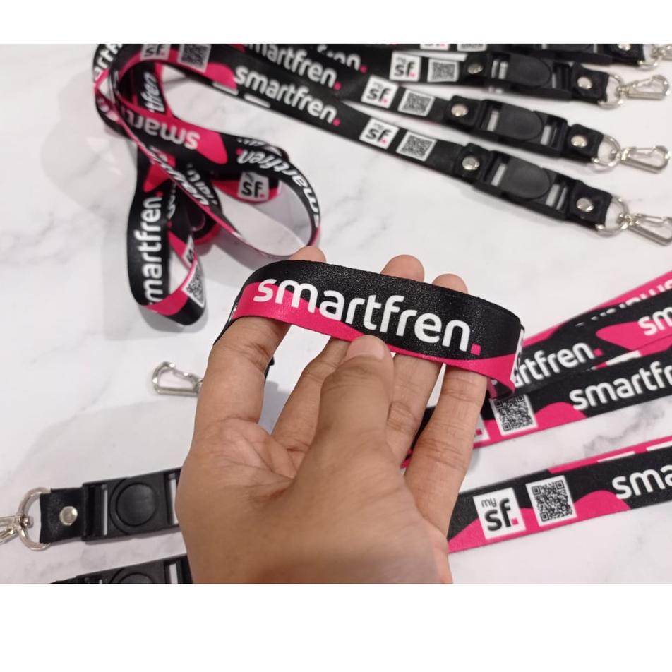 

➡Ready✯ Lanyard Smartfren Full Design Printing Surabaya 041