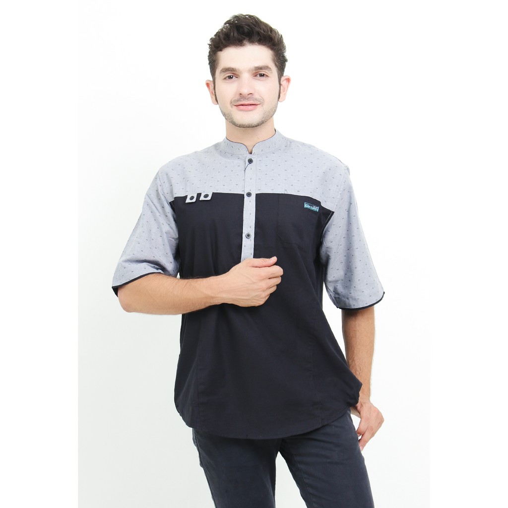 Baju Kemeja Koko Terbaru Original Cozy Clothes Fit Kombinasi 2 Warna