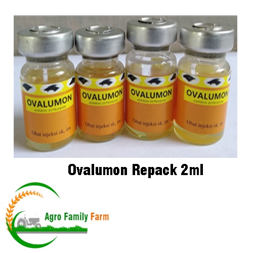 OVALUMON 2ml - Hormon Estradiol Hewan Ajing Kucing Kelinci Kambing Sapi Babi