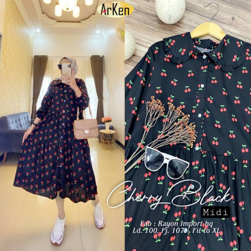 CHERRY BLACK ORIGINAL ARKEN FASHION MURAH SOLO