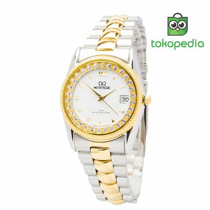 Mirage Jam Tangan Wanita Rx Comb Silver/Gold/White