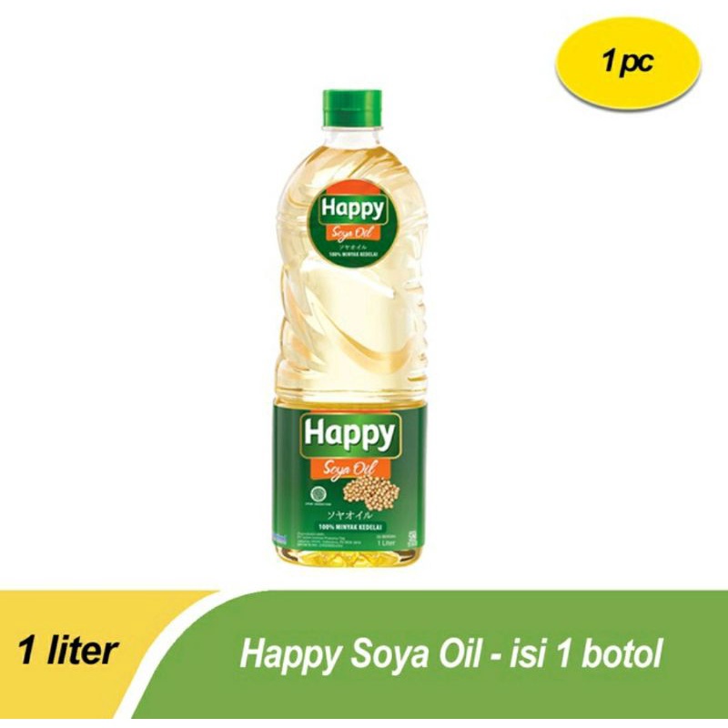 

Happy Soya Oil 1 liter