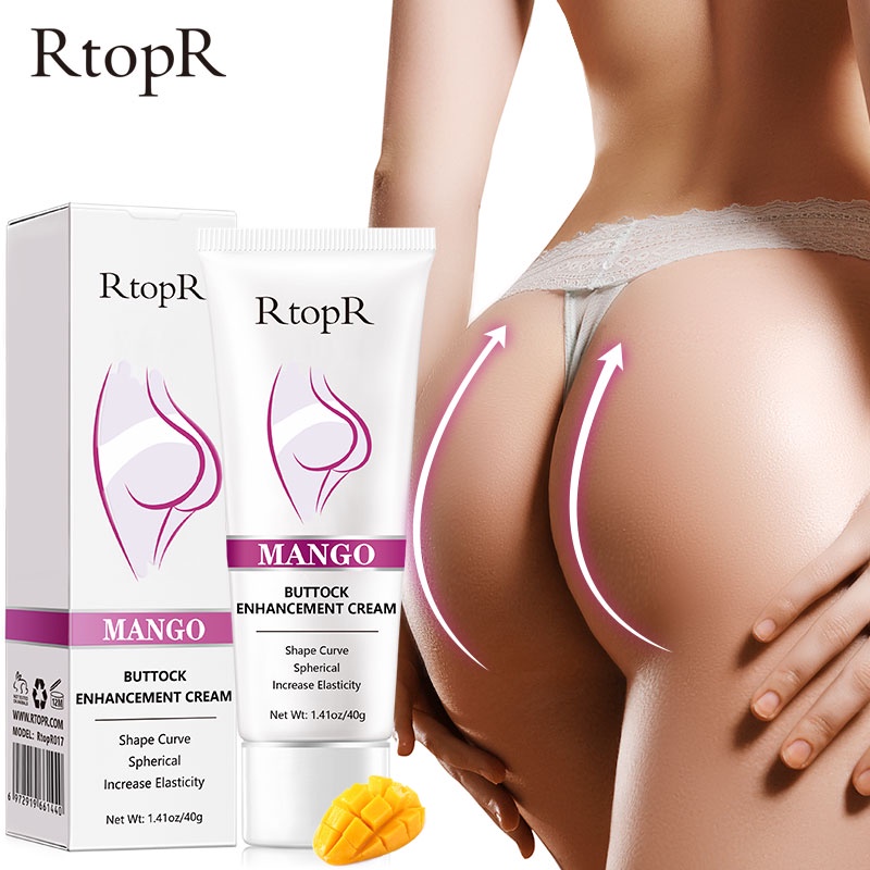 RtopR Sexy Buttock Enhancement Cream Body Skin Care Hip Firming Cream Whitening Moisturizing Anti-Aging Buttock Treatment Mango