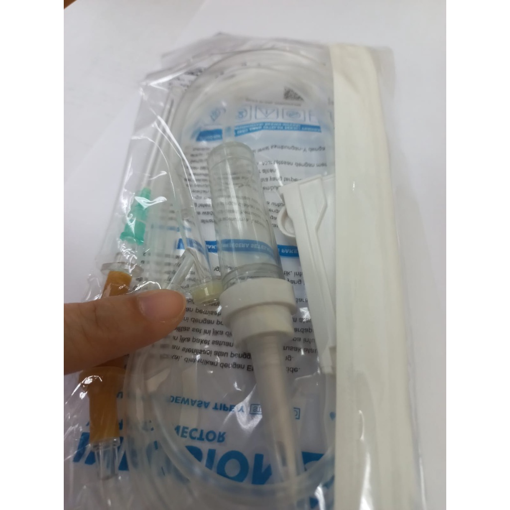 Eceran Disposable Infusion Dewasa dan Anak Healthcare type Y Connector