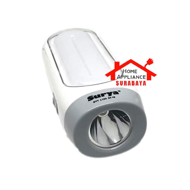 Lampu Senter Emergency Lamp Surya SYT L 103 L103 20 SMD LED + 1W Super LED