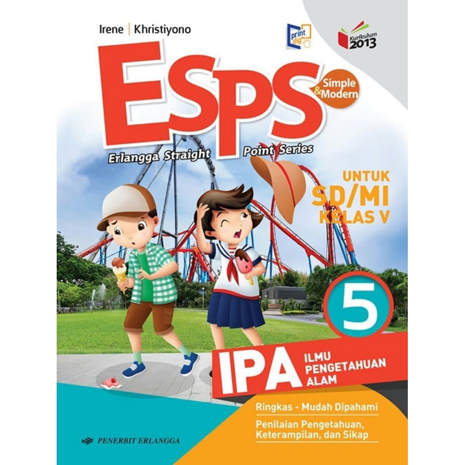 BEST SELLER ESPS IPA 5 UNTUK SD/MI KELAS V ( K13N ) ERLANGGA