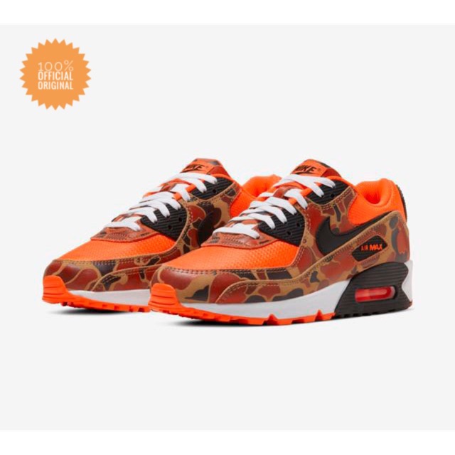 NIKE AIR MAX 90 Total Orange Duck Camo