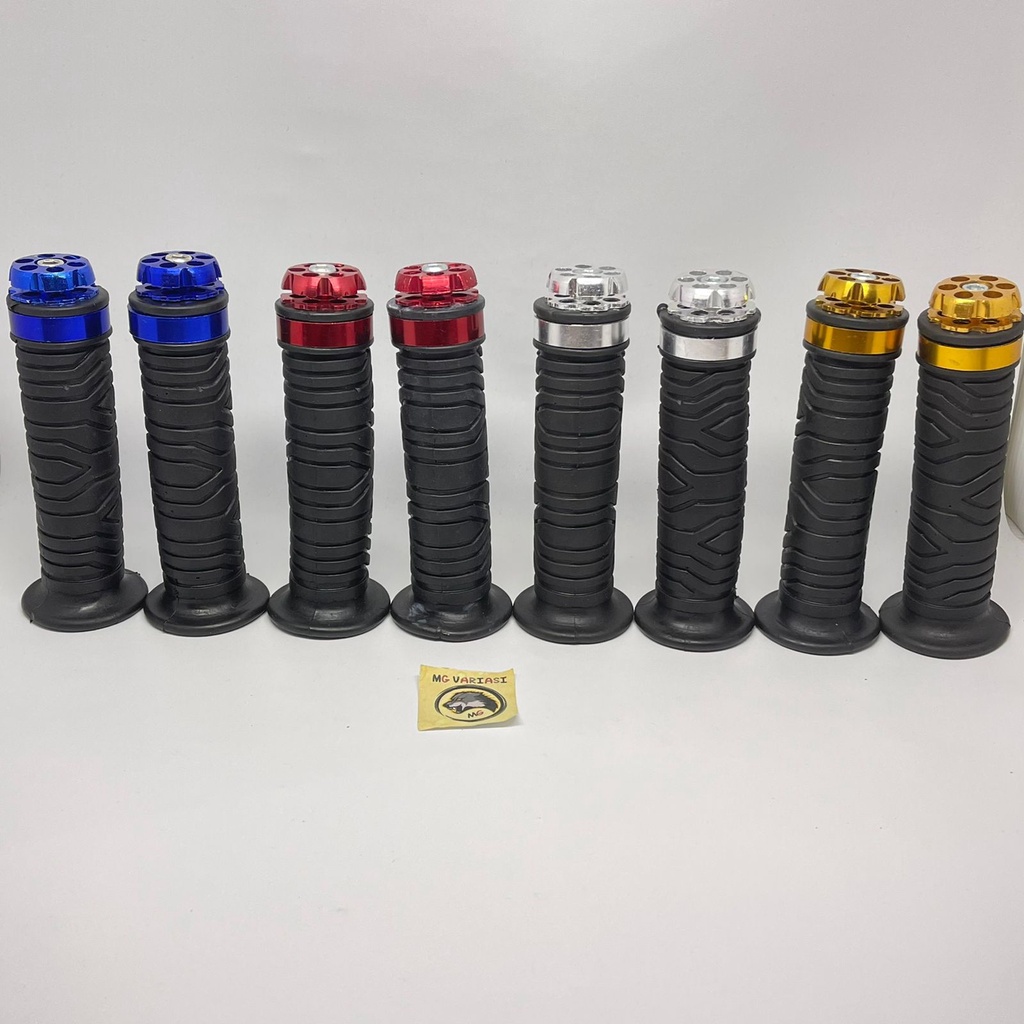 PROMO HANDGRIP GRIP KARET EMPUK PLUS JALU STANG CNC RING BISA UNTUK SEMUA MOTOR