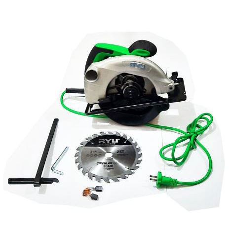 JUAL MESIN CIRCULAR SAW 7 INCH RCS185-1 FREE MATA CIRCLE RYU ORIGINAL TERBARU / MESIN SERKEL KAYU / 