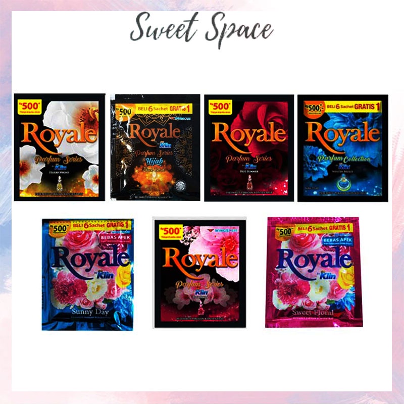 ROYALE PEWANGI SOFTENER PERFUME PER 1 SACHET 13ML [SWEETSPACE]