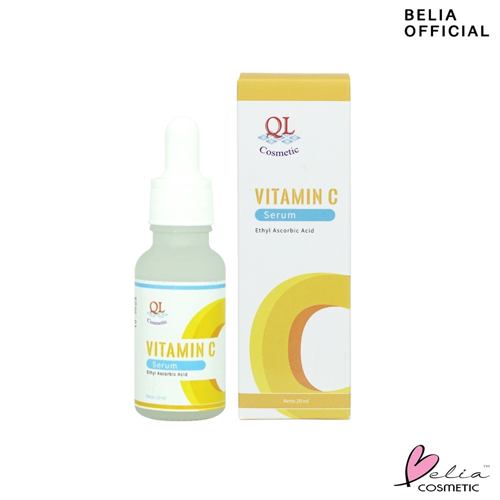 ❤ BELIA ❤ QL Face Serum Brightening | Anti Acne | Vitamin C | Serum Wajah (✔BPOM)