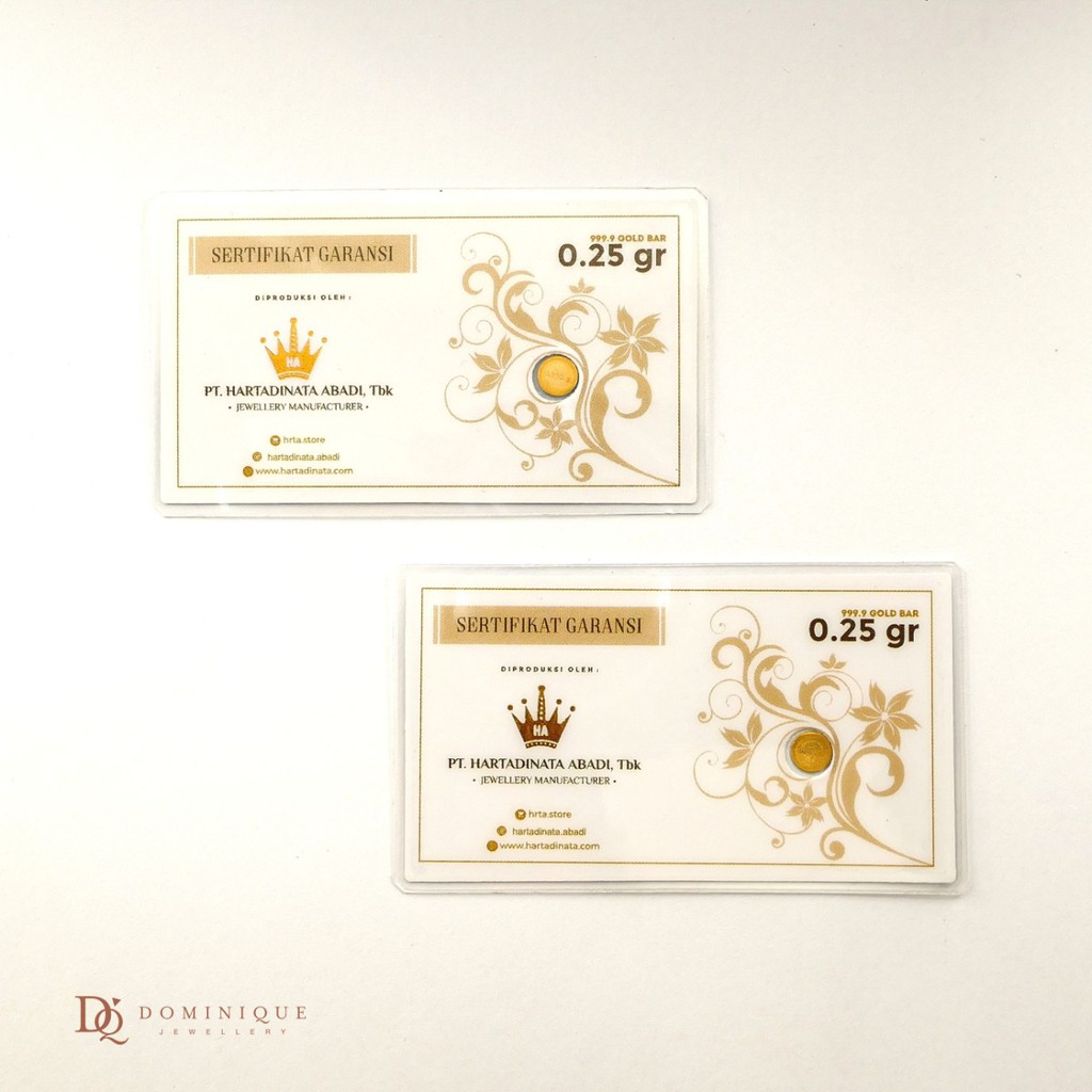 

Logam Mulia Mini 0.25 gr Batik