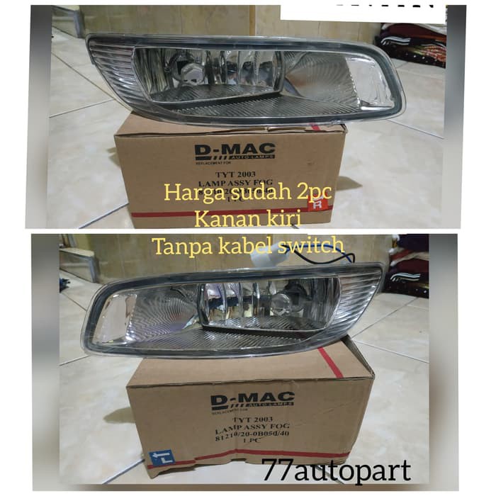 Lampu kabut foglamp kijang kapsul 2003 kanan kiri