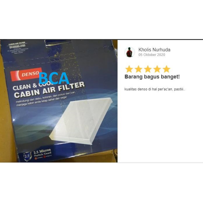 FILTER CABIN AC Chevrolet Spin - Aveo ORIGINAL DENSO