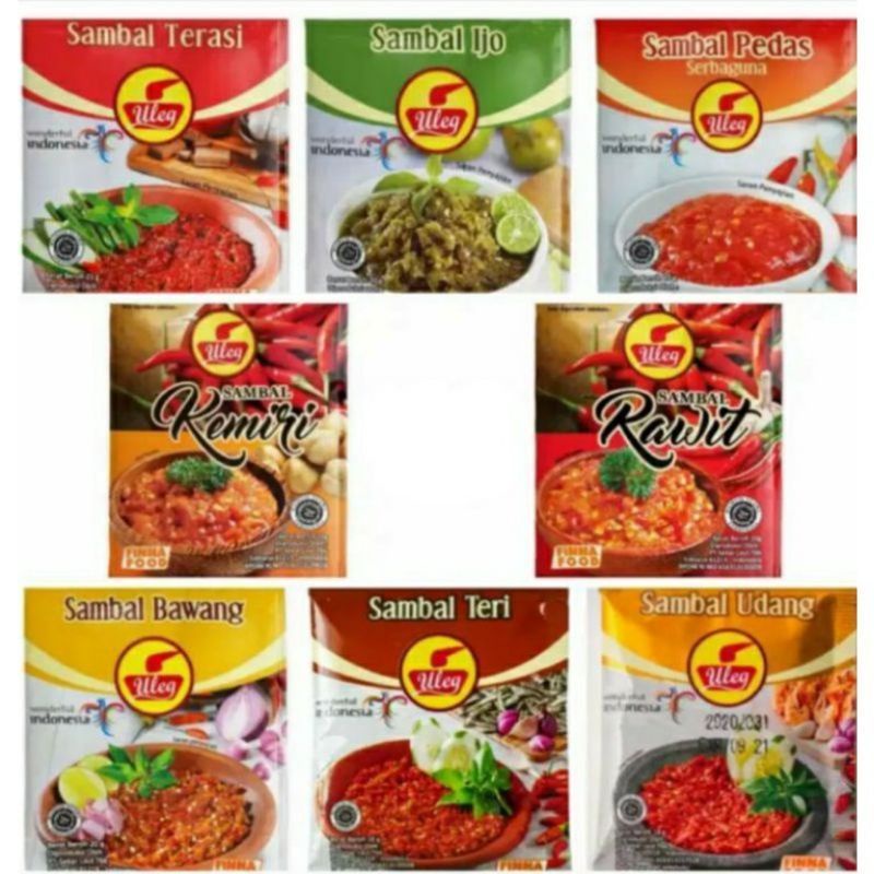 

[SAOS & SAMBAL , BUMBU INSTAN!!] Saos sambel extra pedas Indofood, Sambel uleg FinnaFood, Sambel Bamboe, Bumbu masak instan, ketumbar bubuk, kunyit bubuk, lada bubuk, bawang putih bubuk