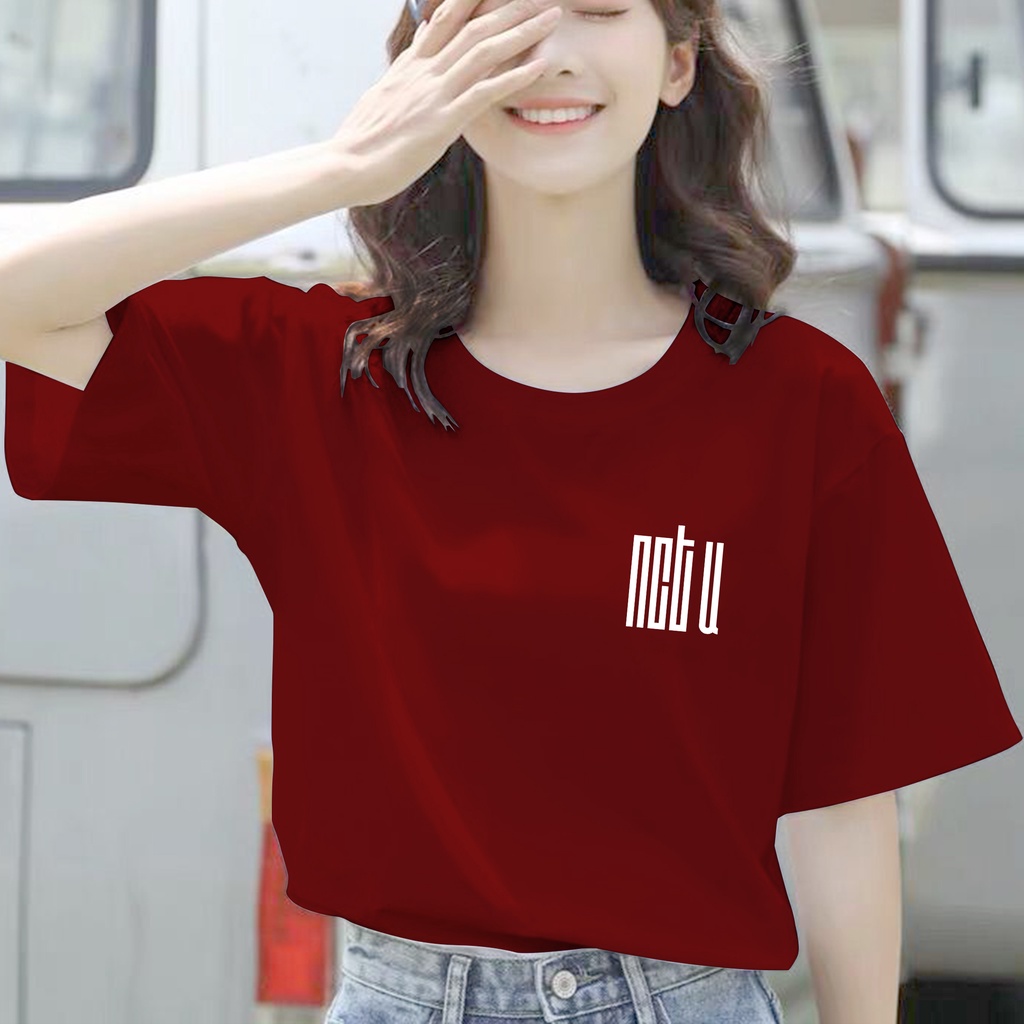 CALVIERO SHOP - BAJU KAOS ATASAN WANITA PRINT LOGO NCT YOU