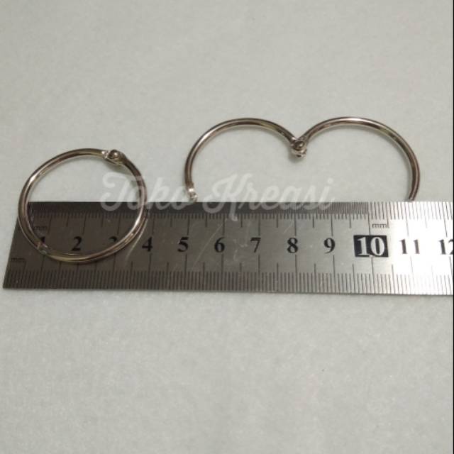 Blinder ring /ring buka tutup / ring hidup / scrapbook ring uk. 35mm (per pc)