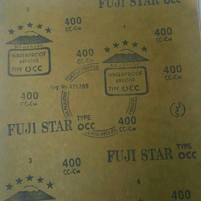 

KERTAS GOSOK NO 400 FUJISTAR
