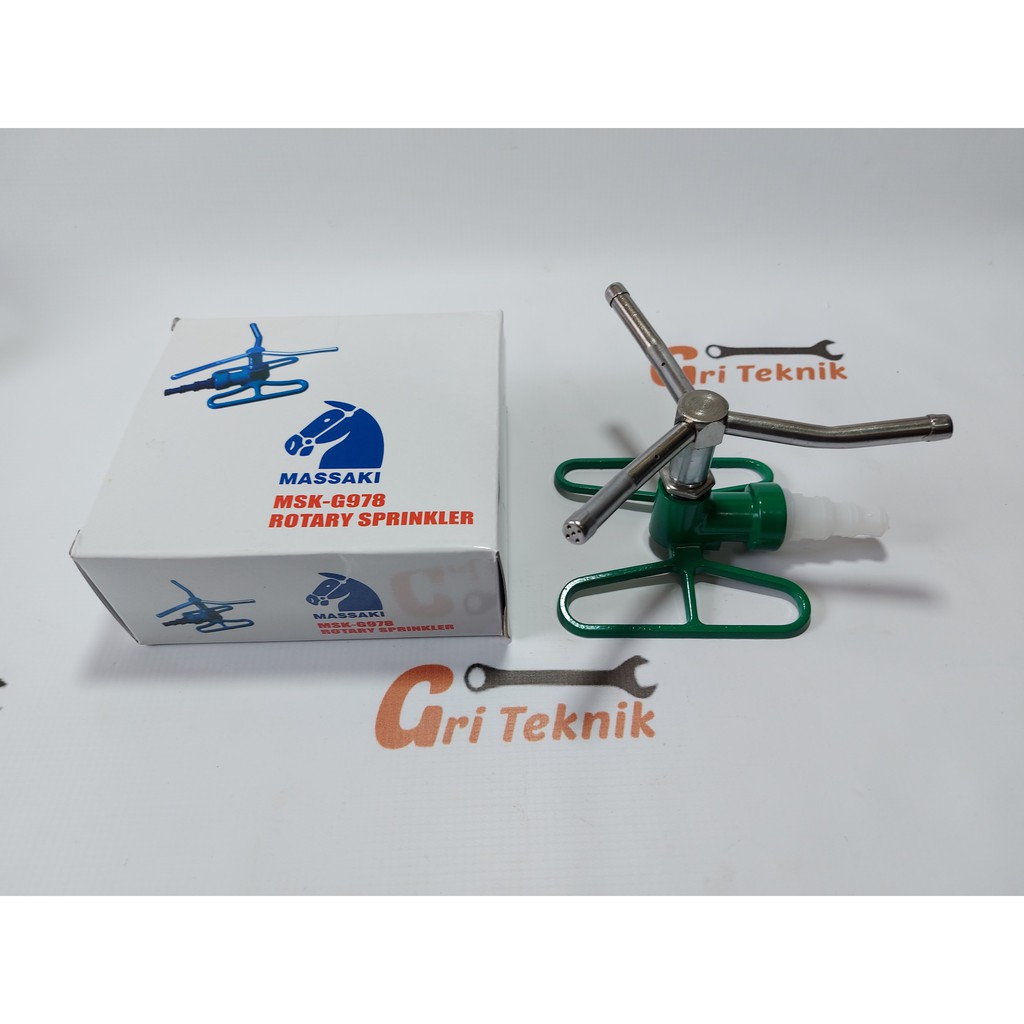 SPRINKLER TAMAN MASSAKI / ROTARY SPRINKLER / SPRINKLER AIR KINCIR UNTUK PERKEBUNAN