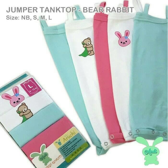 Aruchi Jumper Bayi Singlet Girl isi 5pcs