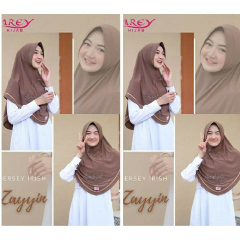 (Original Arey ) ZAYYIN~Hijab Instan~Hijab Instan polos~Jersey Airis