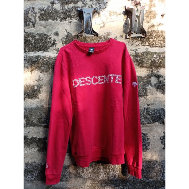 crewneck second DESCENTE original branded