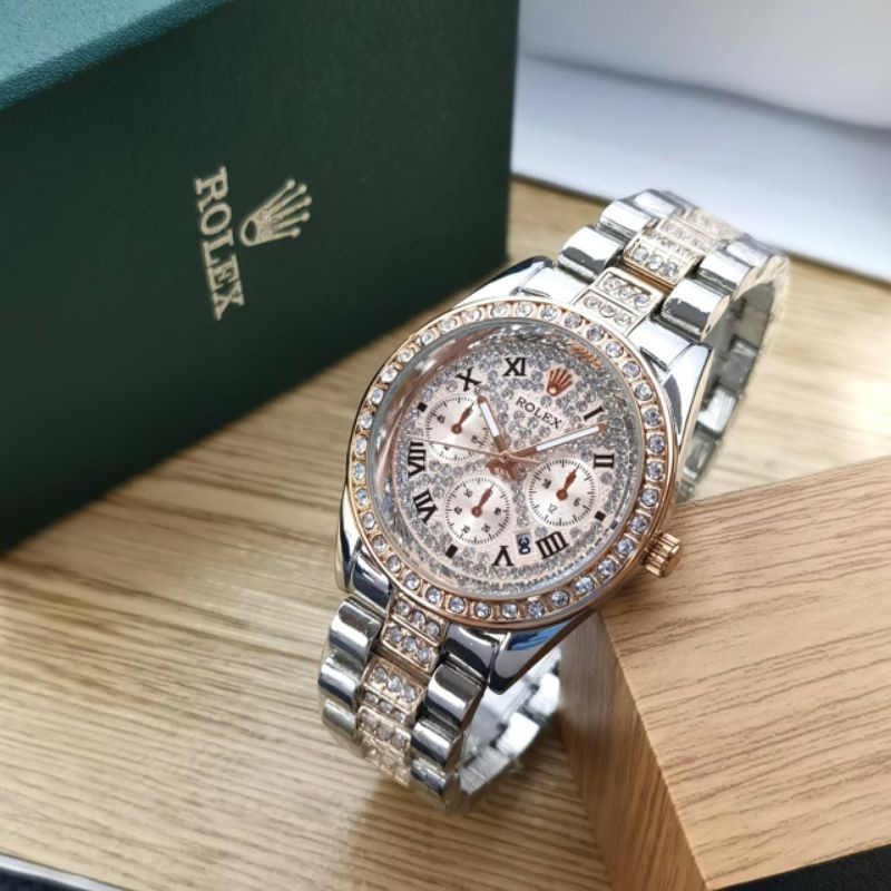 Jam Tangan Wanita Rolex Datejust Diamond Super Mewah Dan Elegan - Jam Tangan Rolex Wanita