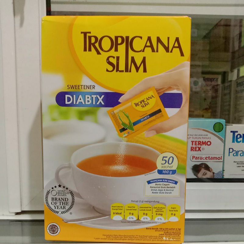 

Tropicana Slim Diabtx isi 50 sachet