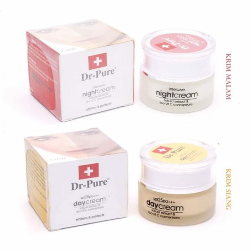 DR PURE Day Cream Night Cream / Krim Siang Krim Malam