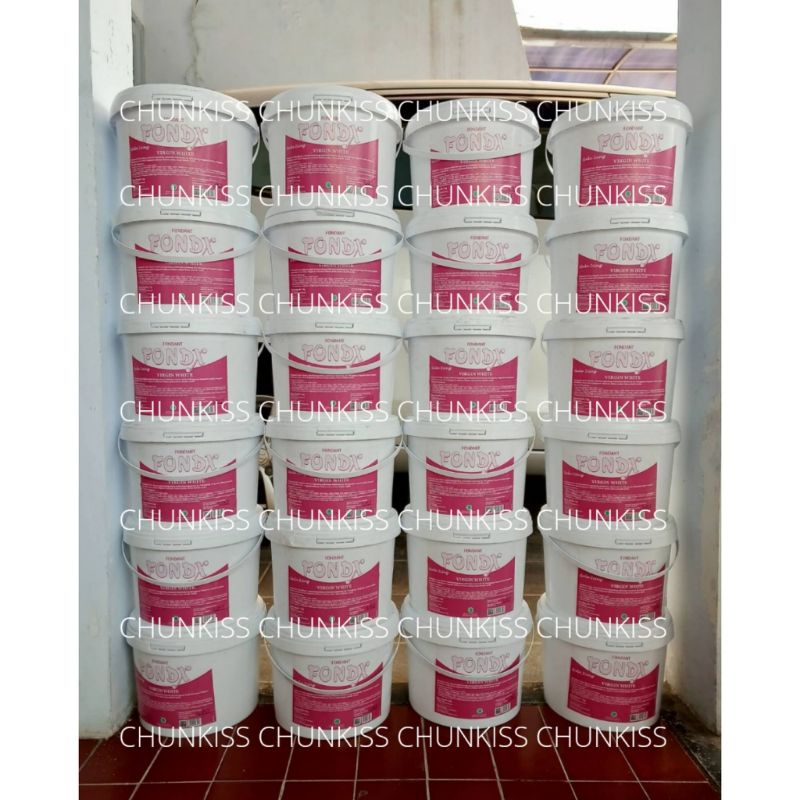 FONDANT FONDX 5 KG - WARNA PUTIH WANGI VANILA