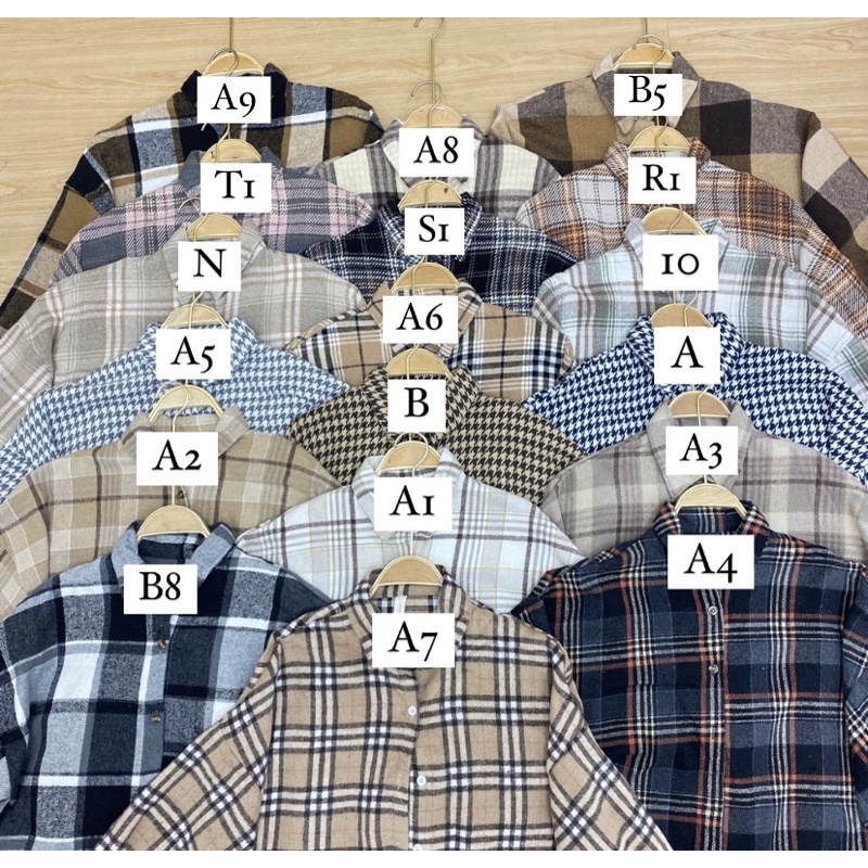 AUDREY FLANEL OVERSIZE