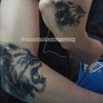 Tatto temporer GAMBAR MACAN / tato kulit / tato anti air MACAN SINGA BEST TATO STIKER TATO TEMPORER