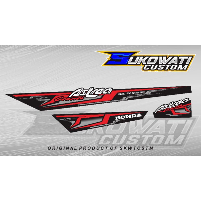 STRIPING ASTREA GRAND SABIT GRAND BULUS