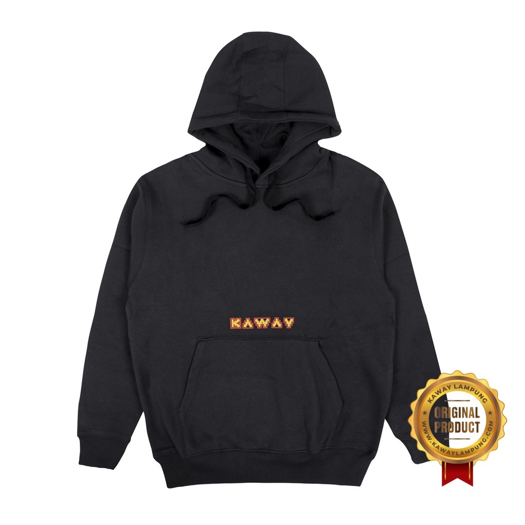 Kaway Jaket Switer Hoodie Zipper- KIND TAPS PH BLACK