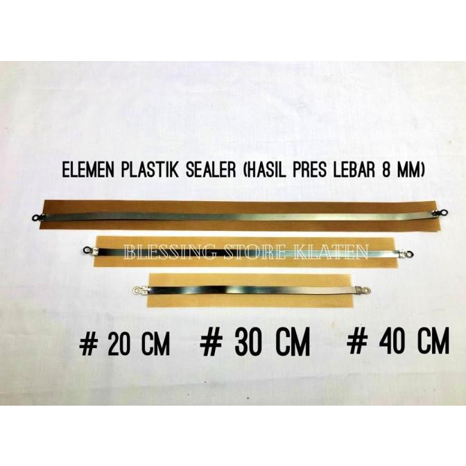 Termantab] ELEMEN PRESS PLASTIK LEBAR 8 MM / ELEMEN PLASTIC SEALER